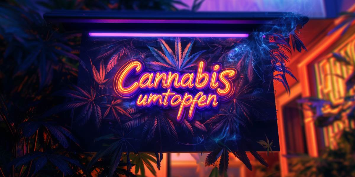 Cannabissämlinge richtig umtopfen