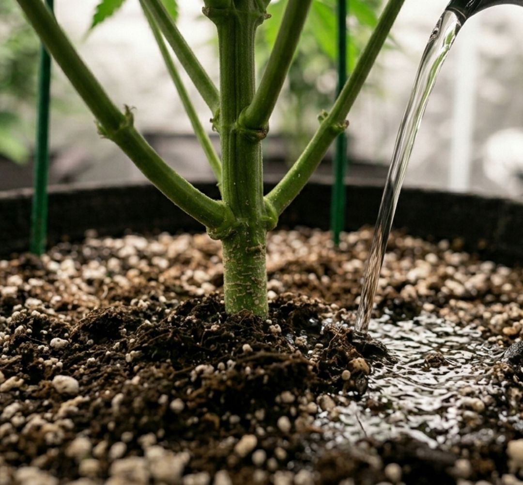 Cannabis richtig gießen