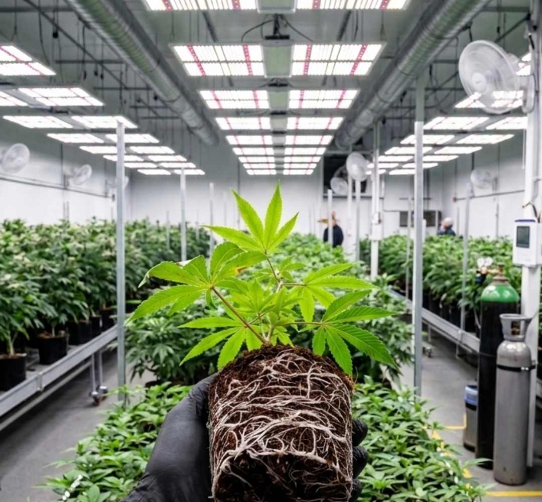 Cannabis Stecklinge schneiden